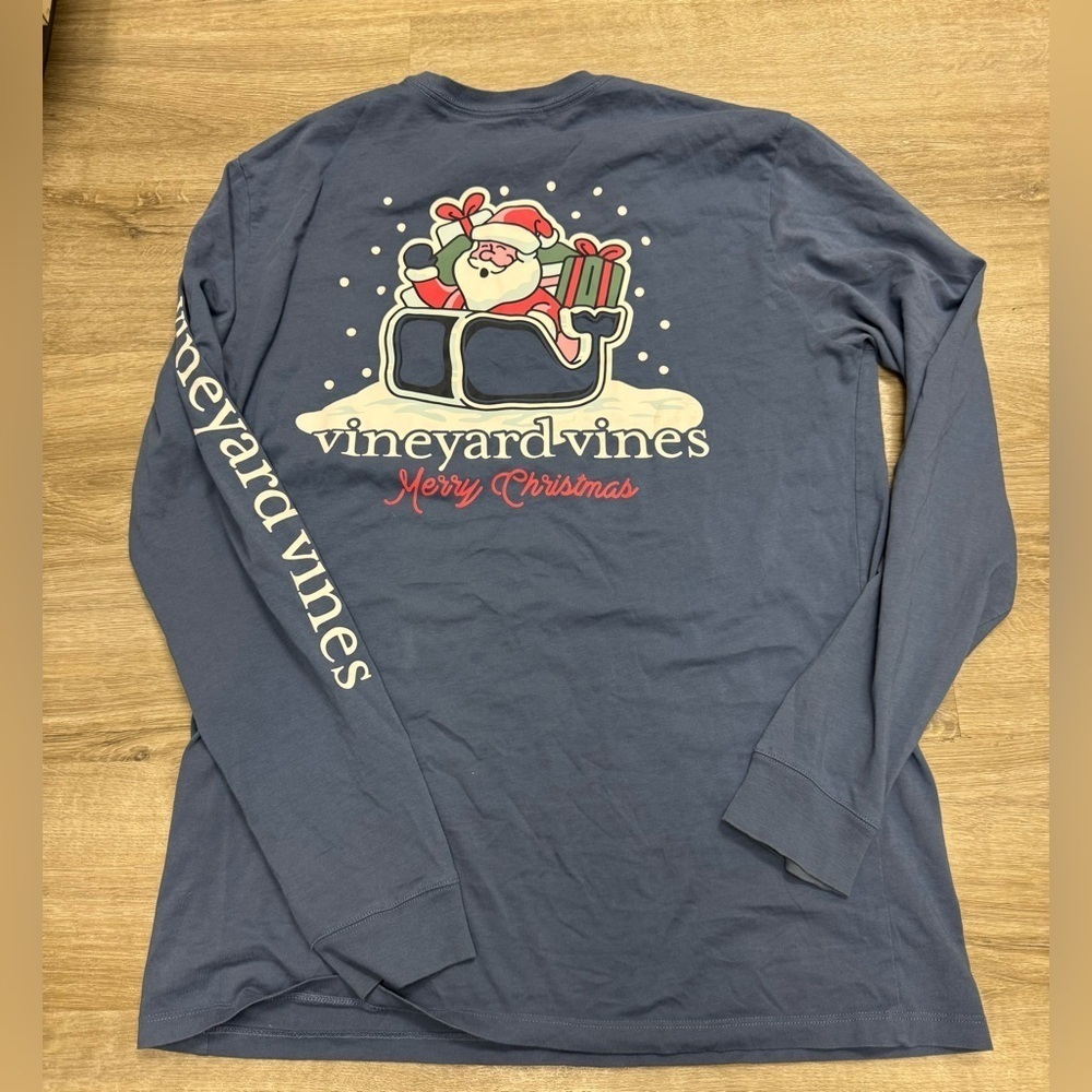 Vinyard vines Christmas long sleeve T shirt 2017 edition mens small